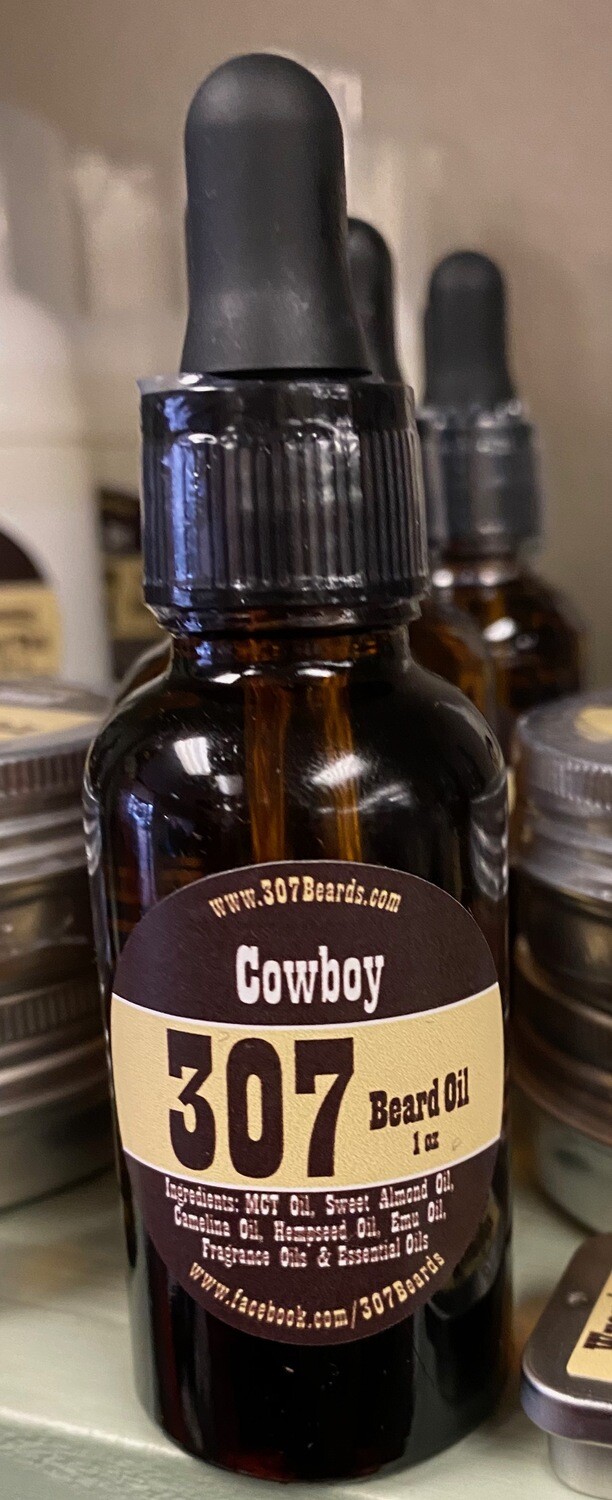 307 Beard/1 oz. beard oil in Cowboy