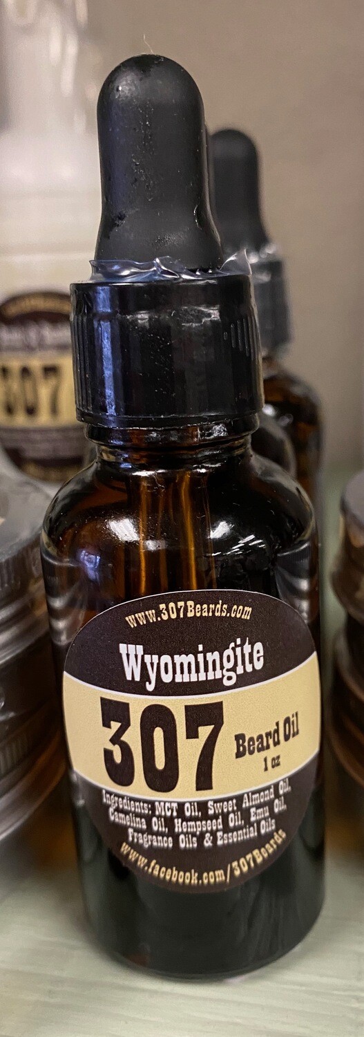 307 Beard/1 oz. beard oil/Wyomingite