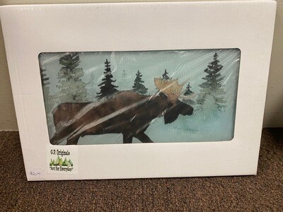 cutting board/rectangle/moose