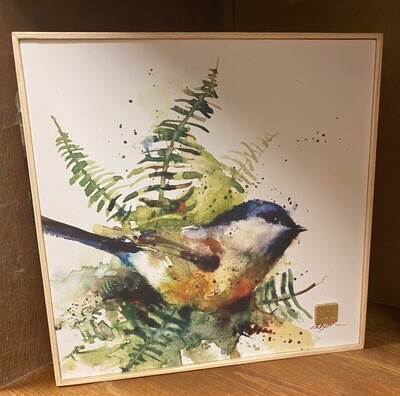 Wall Art/canvas/bird/fern/10x10