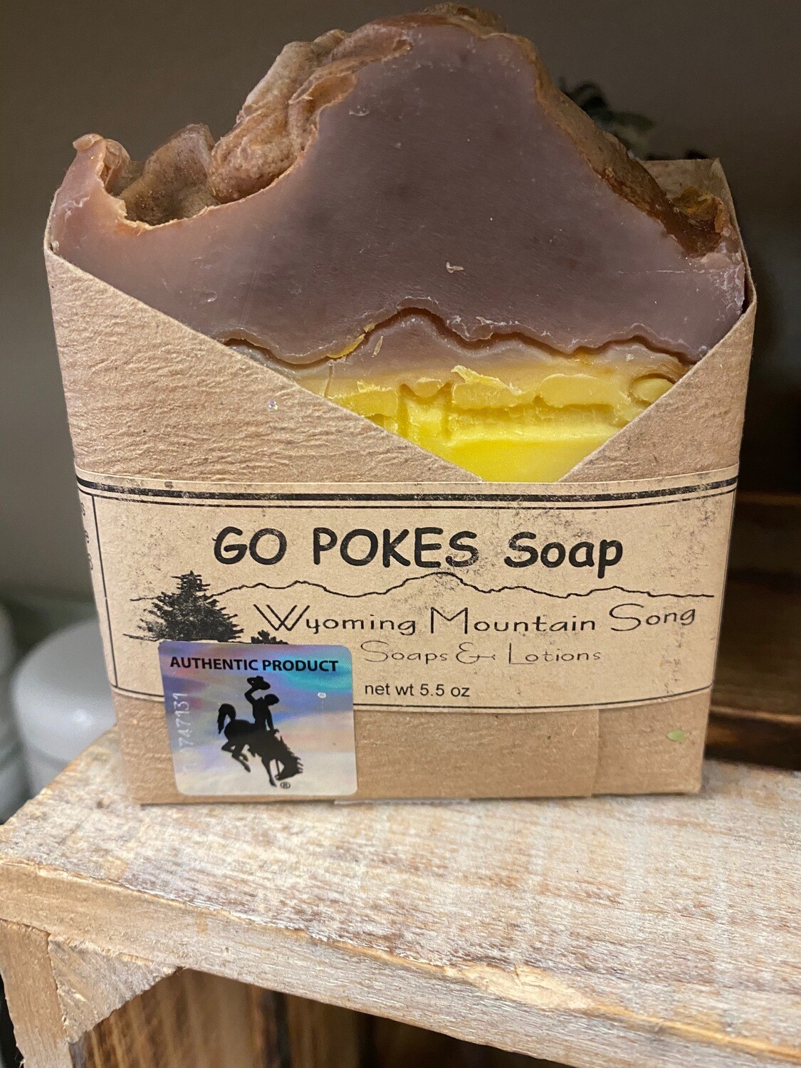 Wyoming Mountain Song soap/Go Pokes