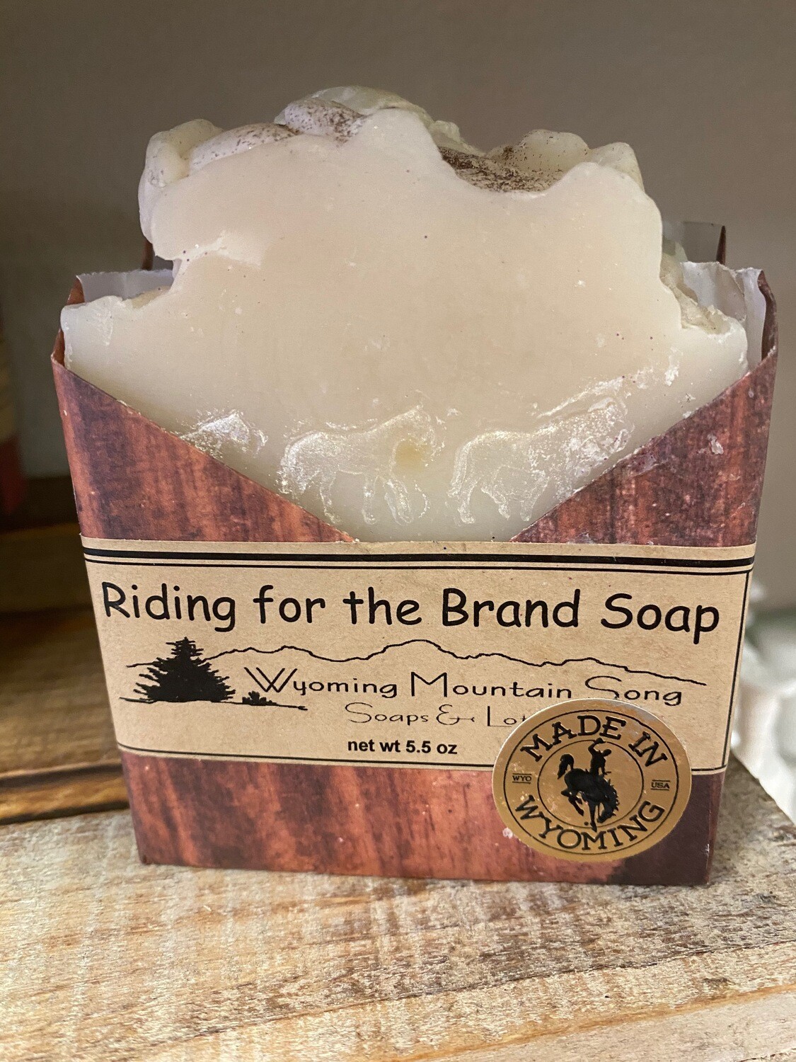 Wyoming Mountain Song soap/Riding for the Brand