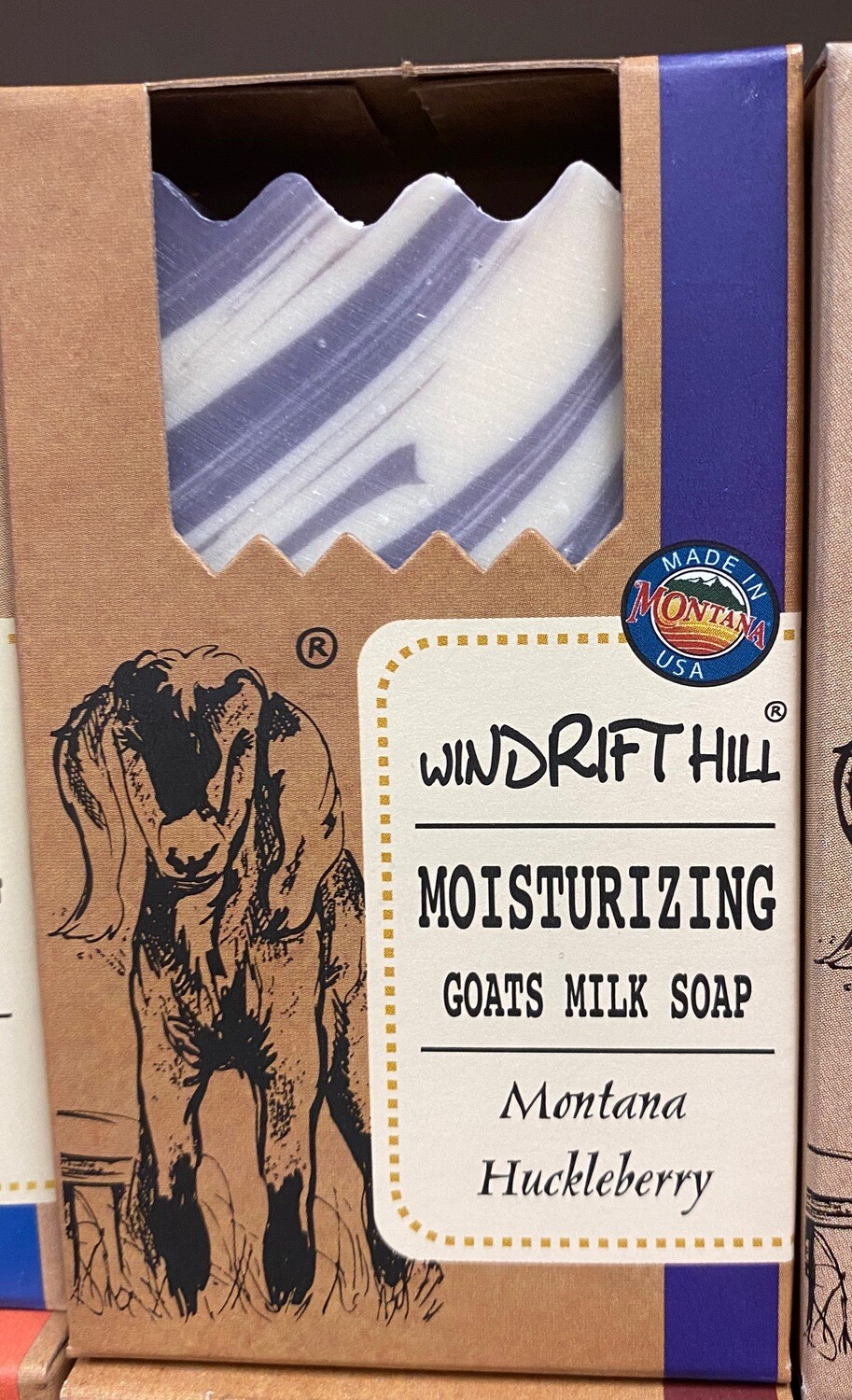 Windrift Hill/goats milk/Montana Huckleberry soap