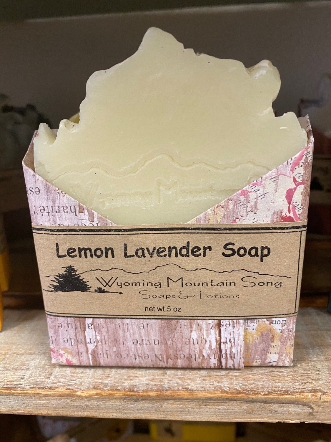 Wyoming Mountain Song soap/lemon lavender