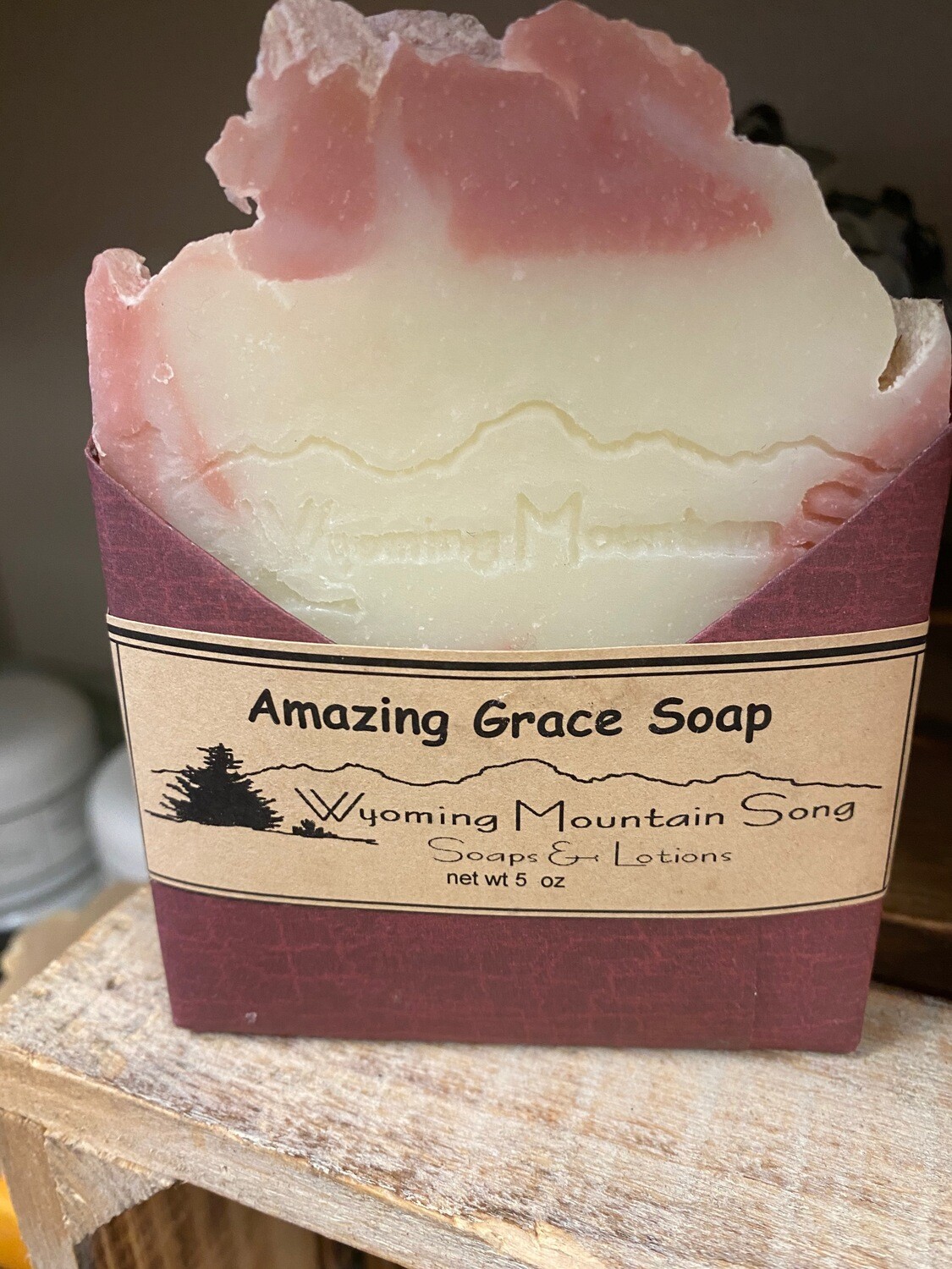 Wyoming Mountain Song soap/Amazing Grace