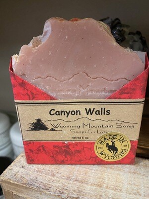 Wyoming Mountain Song soap/Canyon Walls