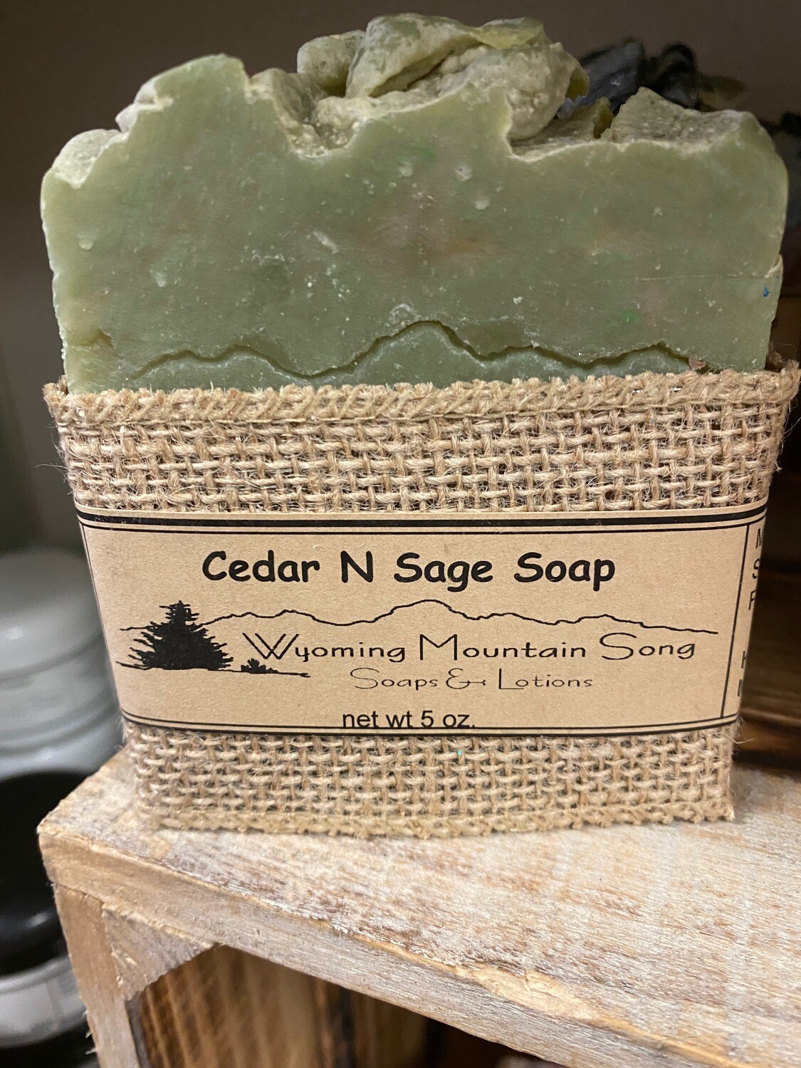 Wyoming Mountain Song soap/cedar n sage