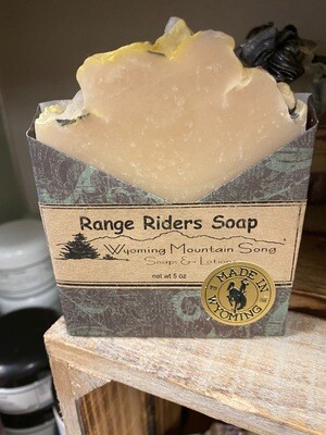 Wyoming Mountain Song soap, range riders