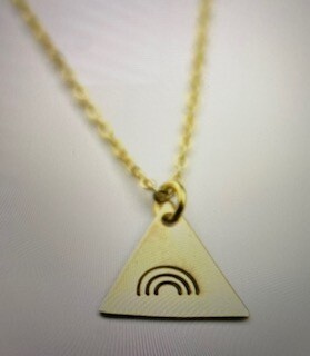 Jewelry/rainbow/gold necklace Jewelry/rainbow/gold necklace