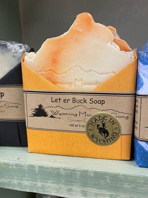 Wyoming Mountain Song soap/Let er Buck