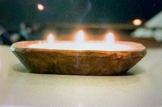 Woodfire/Dough Bowl Candle/Mountain Pine