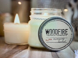 Woodfire Candle/8oz./Coffe Haus