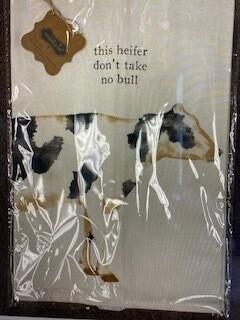 Tea towel/cow