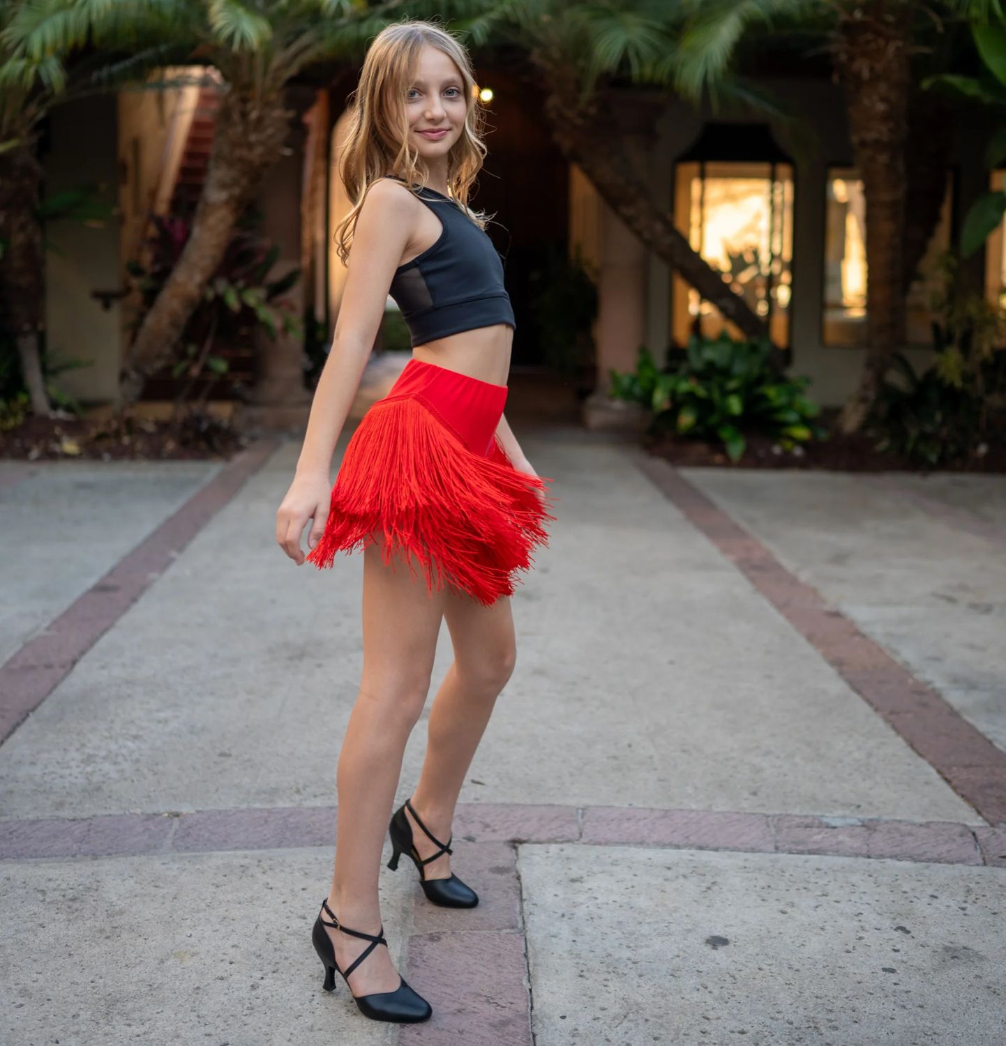 HNY Mambo Fringe Skirt