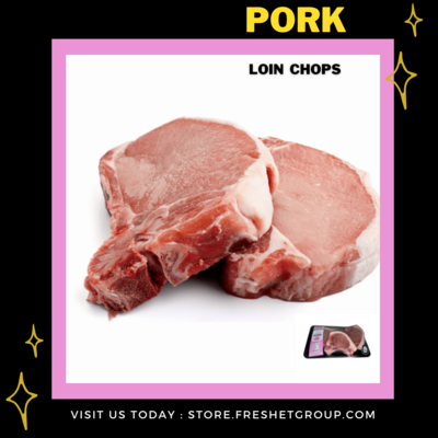 PORK Loin Chops - 1kg