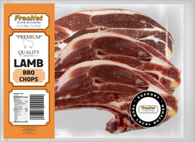 LAMB BBQ Chops - 1kg