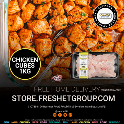 Chicken Cubes - 1kg