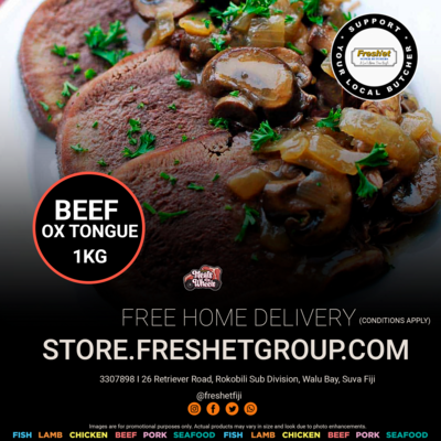 Beef Ox Tongue - $18.50 Per KG