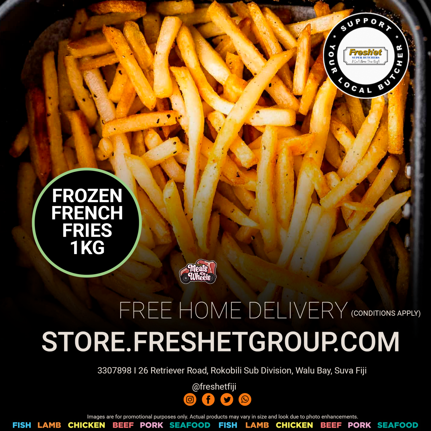 French Fries (Frozen) - 1kg