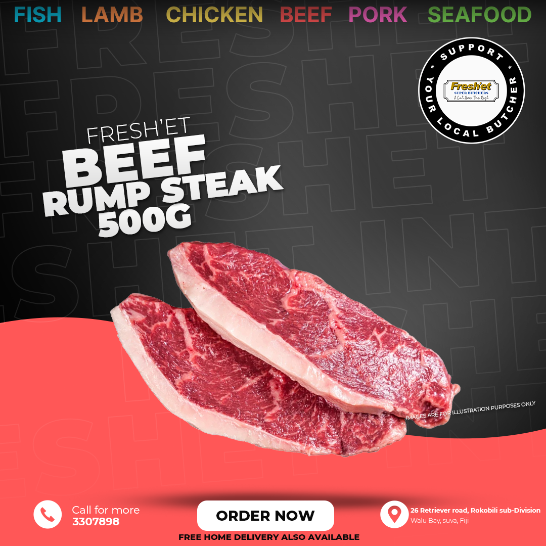 BEEF Rump Steak -500g