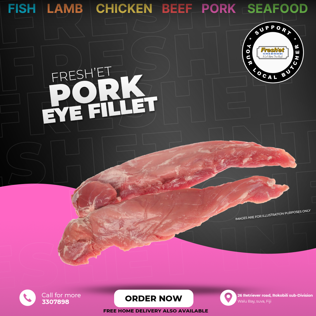 PORK Eye Fillet - 1KG