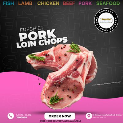 PORK Loin Chops - 1kg
