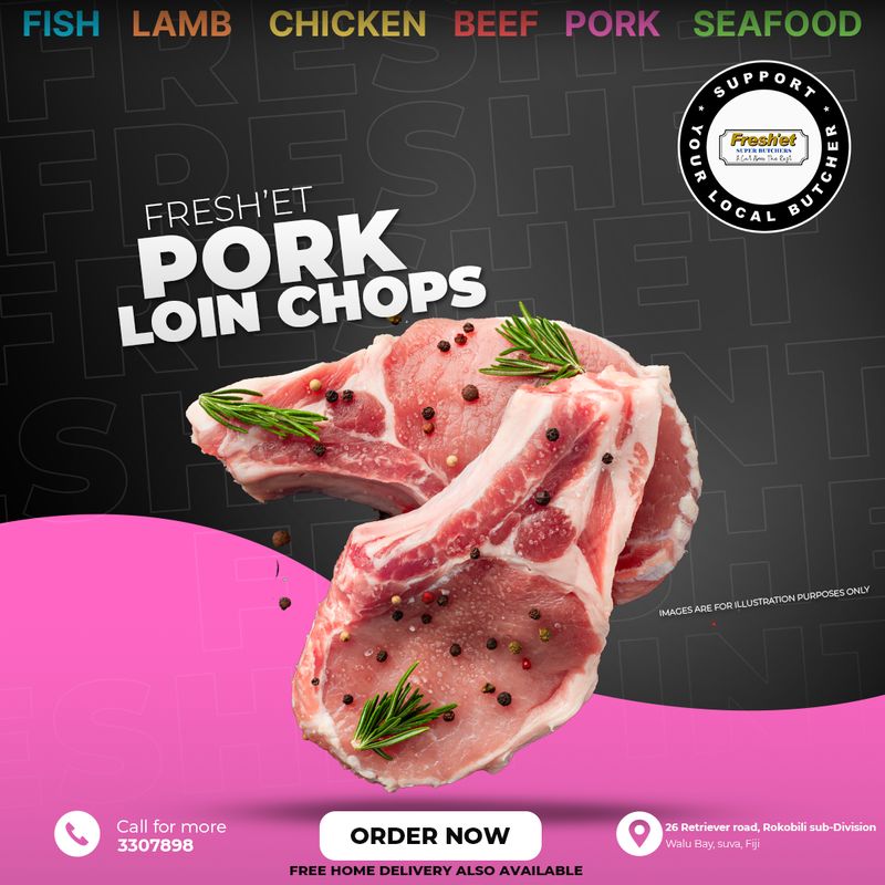 PORK Loin Chops - 1kg
