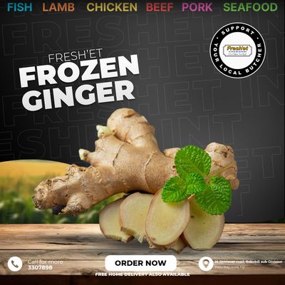 FROZEN Grated Ginger 200G