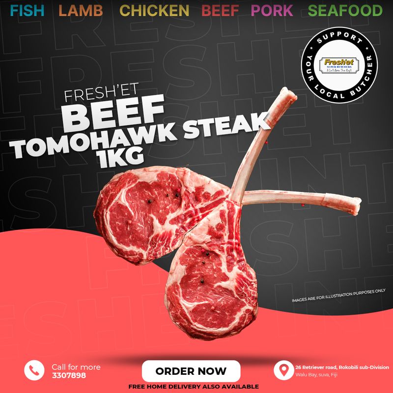 BEEF Tomahawk Steak - 1kg