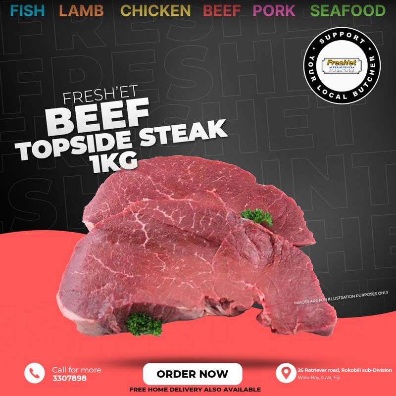 BEEF Topside Steak-1kg