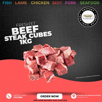 BEEF Steak Cubes-1kg