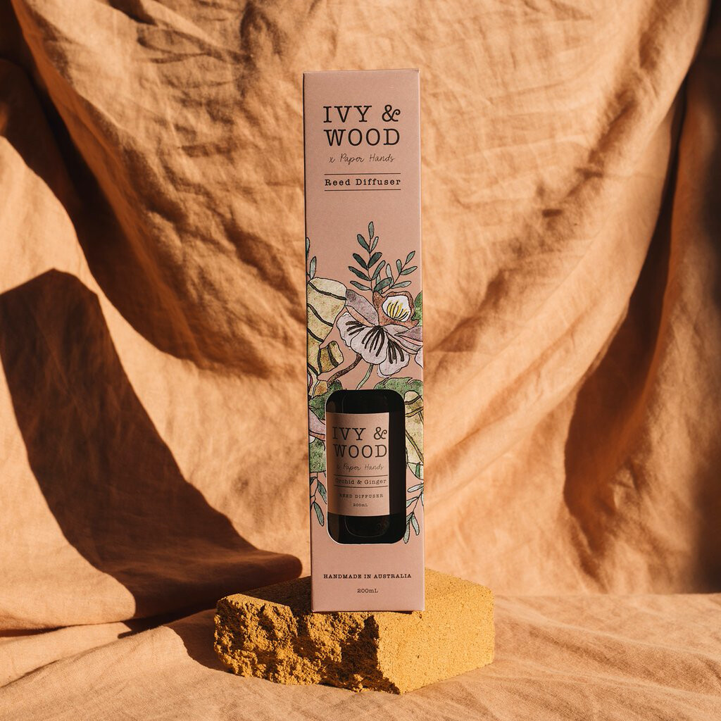 Botanical Orchid, Ginger Reed Diffuser