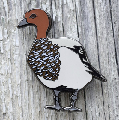 Lapel Pin - Wood Duck - Bridget Farmer
