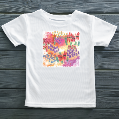 Kids t shirt - Vibrance Rising - Sarah Green