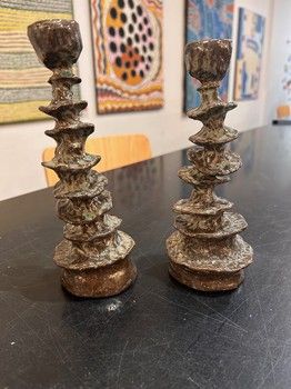 Coloured Candle Holder Large