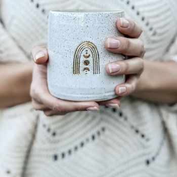 Ceramic Mug- Rainbow Moon Phase