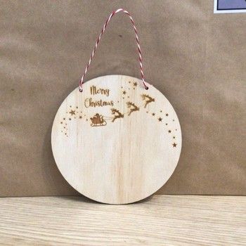 Merry Christmas - Hand/foot print sign