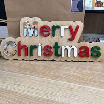 Merry Christmas Puzzle - Bubble
