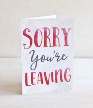 Paper Reign Sorry Your'e Leaving