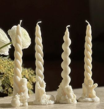 Christmas Pillar Candles - Assorted