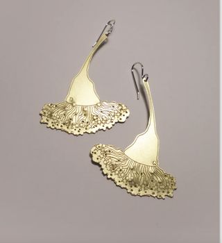 Jessica Jubb Gum Blossom Brass Earring