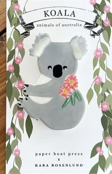 Paper Boat Press Koala Brooch