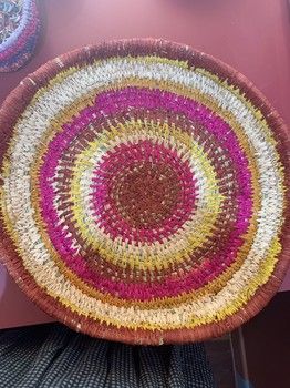 Tjanpi Desert Weavers Basket Warburton