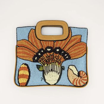 Beaded Clutch - Flower