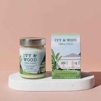 Lemongrass & Ginger Scented Candle
