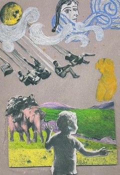 RJB / Come See The Universe 1 - A5 Collage Print