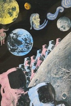 RJB / Come See The Universe 3 - A5 Collage Print