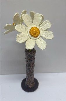 RJB / Tall Flower Vase Sculpture