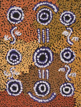 Ruth Nungarrayi Spencer / Wardapi Jukurrrpa (Goanna Dreaming) - Yarripilangu
