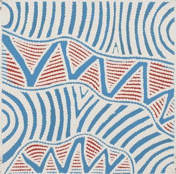 Ursula Napangardi Hudson /Pikilyi Jukurrpa (Vaughan Springs Dreaming) 30 x 30